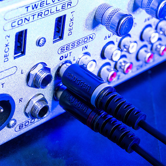 Cablu 2x RCA Tată 2x XLR Tată Plugger Lungime 0,6 m