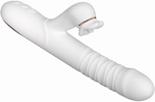 Kinksters Vibrator Iepurele 23,5 cm Alb