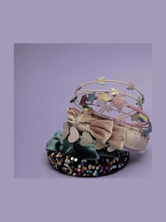 Mimi & Lula Kids Double Headband with Unicorn Multicolour