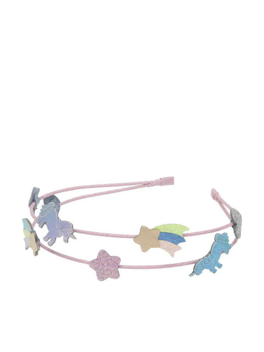 Mimi & Lula Kids Double Headband with Unicorn Multicolour