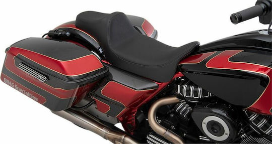 Drag Specialties Șa Predator III 0801-1259 Harley Davidson FLHTK 1868 ABS 19-24 1 Bucată Neagră