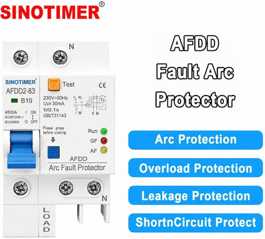 Sinotimer Buton De Șină 230V 10A