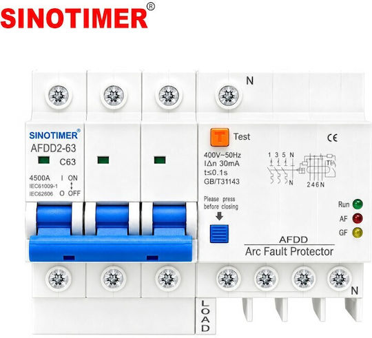 Sinotimer Buton pentru Șină DIN 400V 63A