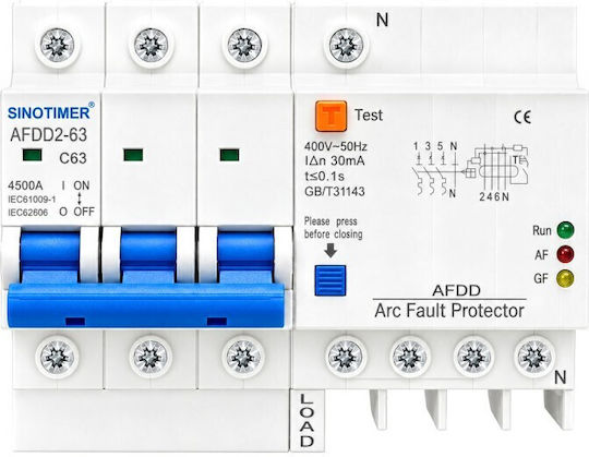 Sinotimer Buton pentru Șină DIN 400V 63A
