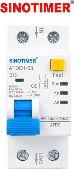 Sinotimer Buton pentru șină 230V 16A