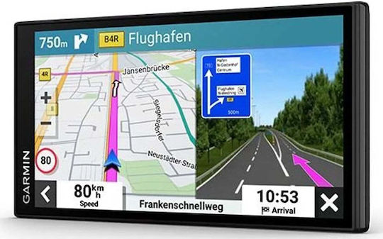 Garmin Συσκευή Πλοήγησης GPS DriveSmart 66 MT-S με Οθόνη 6" Bluetooth / USB / Wi-Fi & Kartensteckplatz