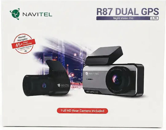 Navitel R87 Камера DVR за Автомобил 1080P със Дисплей 7" Wi-Fi GPS