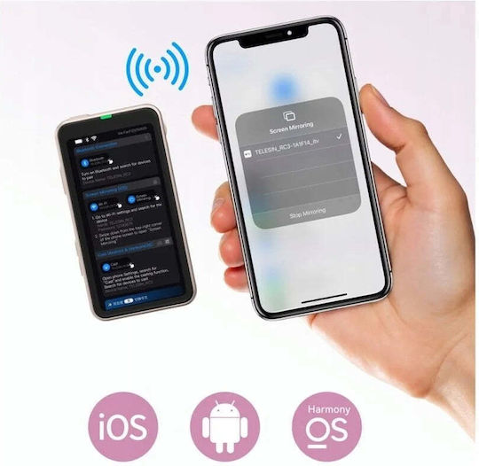 Telesin Мобилен Допълнителен Екран Selfie Smartphones Ios Android P5-rmt-07