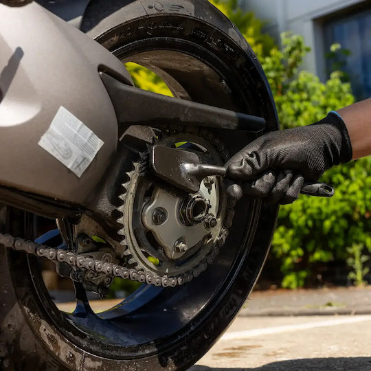 Oxford Motorcycle Drivetrain Brushes Pro Ox339 – Set Profesional de 3 Perii pentru Curățarea Lanțului și Pinioanelor