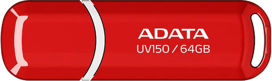 Adata Uv150 64GB USB 3.0 Stick Κόκκινο