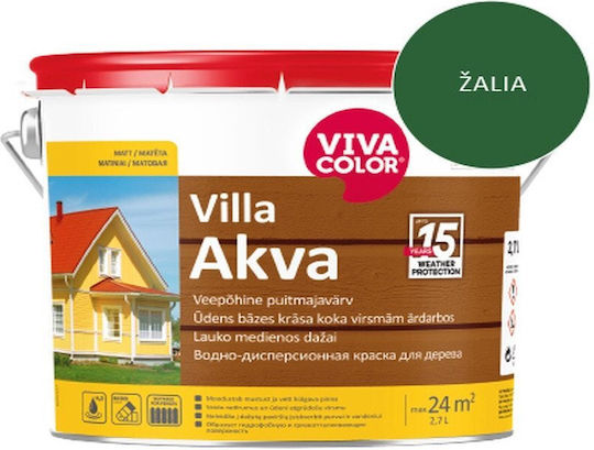 VivaColor Фасадна боя за външна употреба Akva Green 2,7 л