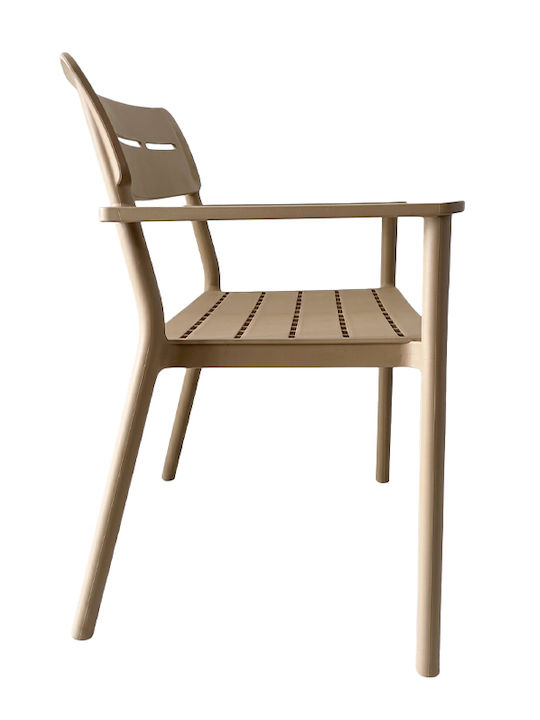 Bancă de exterior din polipropilenă 117x60x83cm