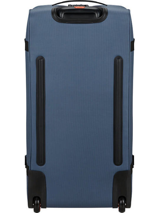 American Tourister Track Duffle Large Travel Suitcase Blue Height 79cm
