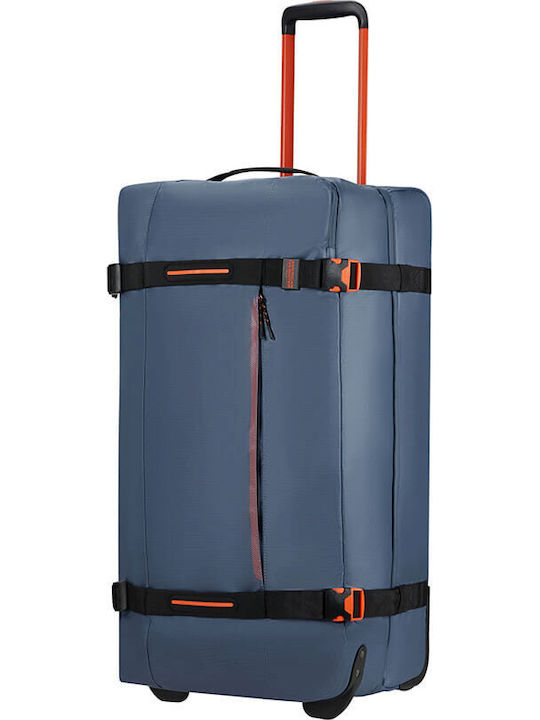 American Tourister Track Duffle Large Travel Suitcase Blue Height 79cm