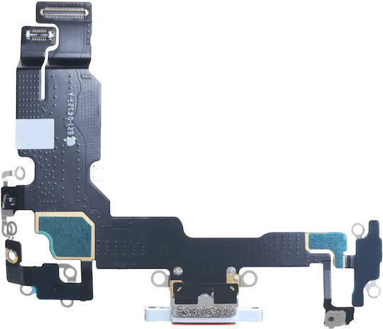 Charging Port Flex Cable Board Iphone 15 Genuine Oem Blue