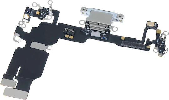 Charging Port Flex Cable Board Iphone 15 Genuine Oem Blue