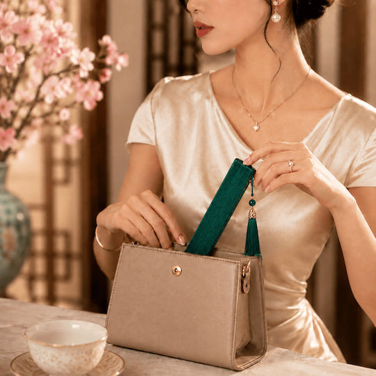 4 Seasons Collection Бамбуково Ветрило Зелено Swan 18 см