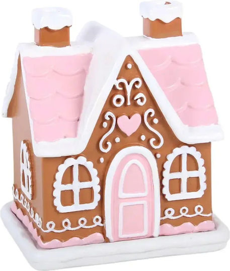 Arzător Roz pentru Conuri de Tămâie Gingerbread House