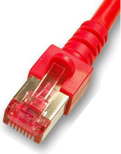EFB S/FTP Cat.6 (Gigabit) Καλώδιο Δικτύου Ethernet 1m Κόκκινο