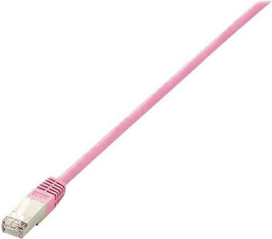 Equip S/FTP Кат.6 (Gigabit) Мрежов Кабел Ethernet 0.25м Розов