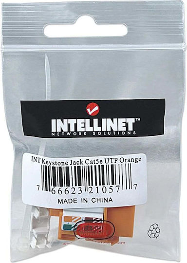 Intellinet U/UTP Cat.5e (Gigabit) Мрежов Кабел Ethernet 1м Оранжев
