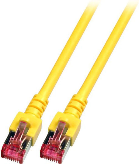 EFB S/FTP Cat.6 (Gigabit) Καλώδιο Δικτύου Ethernet 1m Κίτρινο