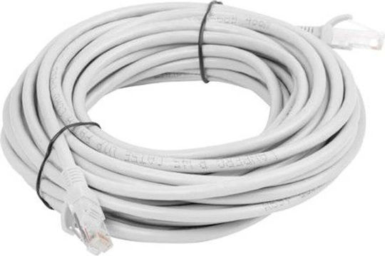 Lanberg F/UTP Cat.5e (Gigabit) Καλώδιο Δικτύου Ethernet 10m Γκρι