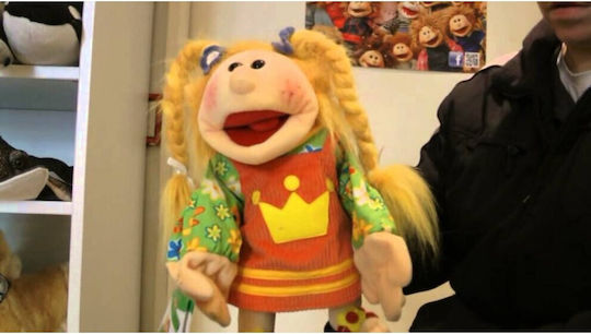 Κούκλα Κουκλοθεάτρου Τζένη 35εκ Living Puppets W241