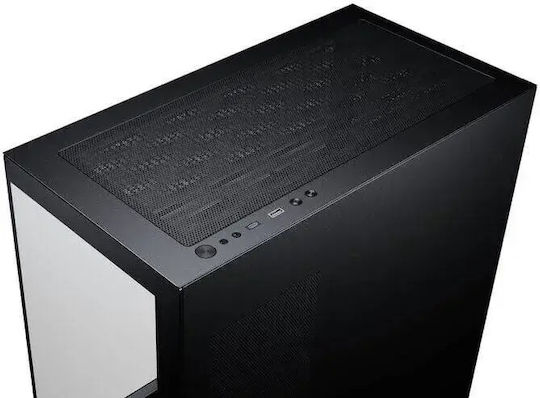 XT Gaming Midi Tower Computer Case with Side Window Black