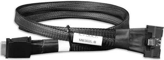 Icy Dock MCIO 8i SFF-TA-1016 към 2x SlimSAS 4i кабел 0.5 метра