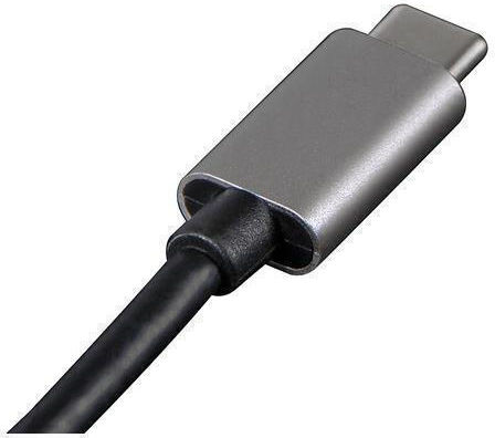 Lampa USB 2.0 кабел USB-C мъжки - USB-A сребрист 2m L3889.1/T