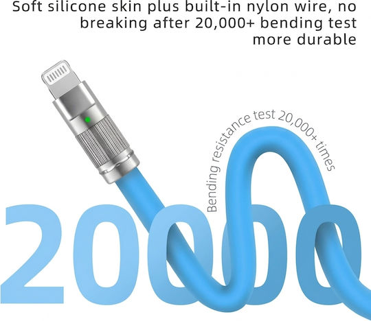 Leewello USB 2.0 Kabel USB-C männlich - USB-C Blau 3m