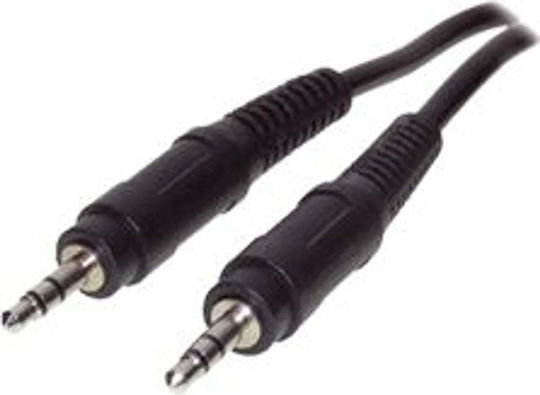 2GO 2GO 3.5mm Jack Cable - 3.5mm Male to 3.5mm Male Black 1.5m