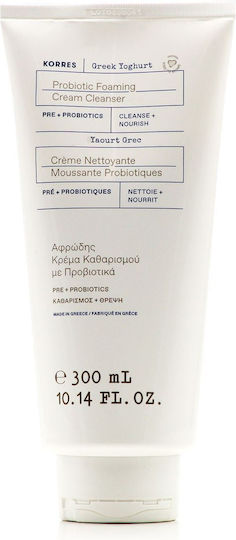 Korres Greek Yoghurt Spumă de Curățare a Feței cu Acțiune Hidratantă 300ml