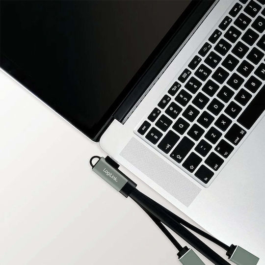 LogiLink Hub 3 Θυρών USB 3.0 με σύνδεση USB-C Πράσινο