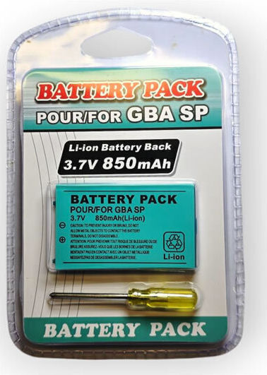 Bt-gh188 Επαναφορτιζόμενη Μπαταρία Nintendo Gameboy Advance Gba Sp 3.7v 850mah Oem