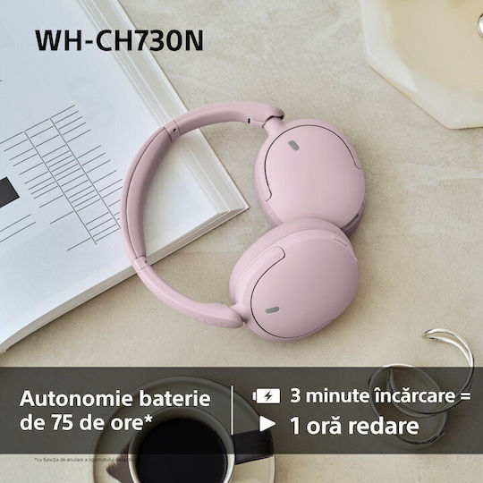 WH-CH730N Căști Over Ear Wireless / Cu Fir Cu 75 Ore Autonomie Negre