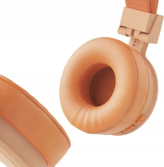 HAMA Freedom Lit Iii Wireless / Wired On Ear Headphones with 15 Hours Playing Time Orange
