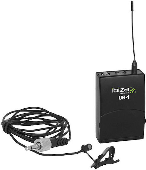Ibiza Sound UHFBPMIC-A Microfon Electret Fără Fir De Rever, De Curea