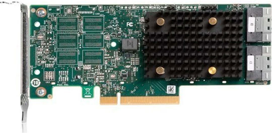 Broadcom Κάρτα PCIe σε 2 θύρες Mini SAS HBA 9500-16i