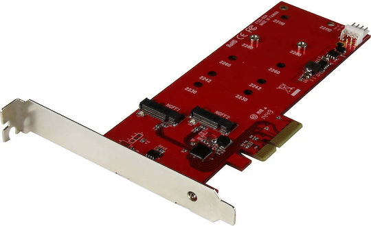 StarTech Κάρτα PCIe σε 2 θύρες M.2