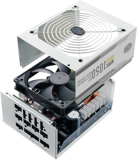 CoolerMaster MWE Gold 1050 - V2 ATX 3.0 White Version rev. 2.0 1050W White Computer Power Supply Full Modular 80 Plus Gold