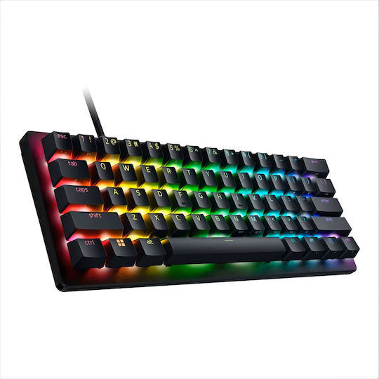 Razer Huntsman V3 HE Ηall Effect Gaming Πληκτρολόγιο 65% με Magnetic διακόπτες και RGB φωτισμό (Αγγλικό US)