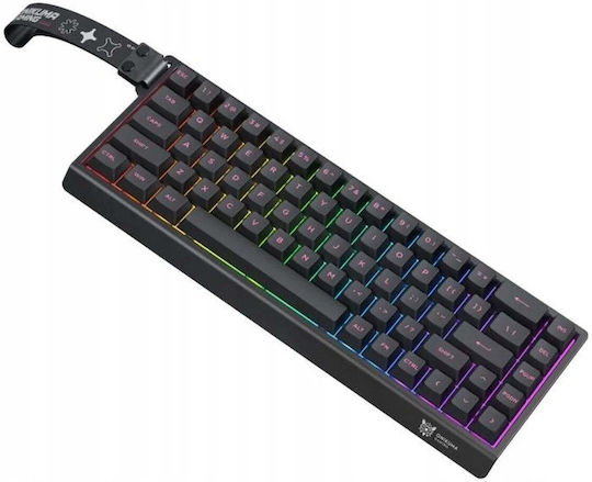 Onikuma MT603 Kabelloses Gaming-Technik Tastatur 65% mit RGB-Beleuchtung (Englisch US)