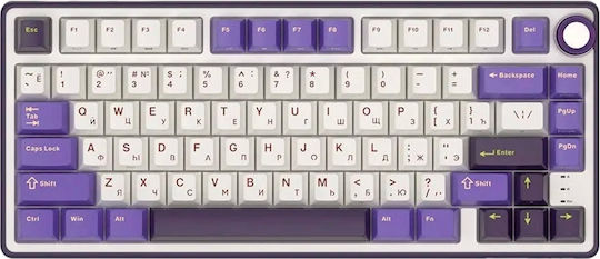 Royal Kludge R75 Gaming Mechanical Keyboard 75% with RGB Lighting (English US) Purple