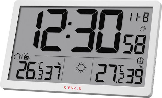 Kienzle Stație Meteo Fără Fir Digitală de Masă Albă Kienzle Stație Meteo Fără Fir Digitală de Masă Albă