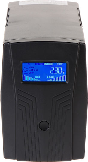 East AT-UPS650-LCD Unitate UPS Line-Interactive 650VA 390W