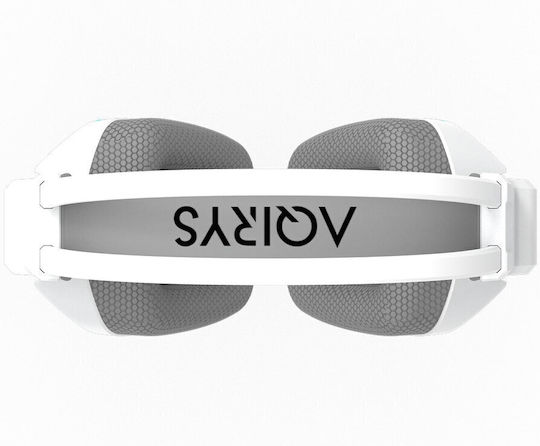 Aqirys Alya Over Ear Гейминг Слушалки с Свързаност 2x3,5 мм / 3,5 мм / USB Бели за Nintendo Switch / PC / XBOX