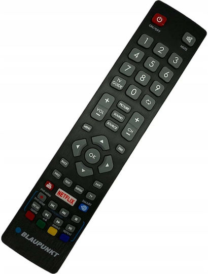 Lamex Lxp1501 TV Remote Control LCD Blaupunkt Smart Netflix YouTube