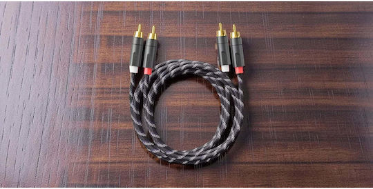 Fiio Cable RCA male - RCA male 1.5m LR-RCA6L